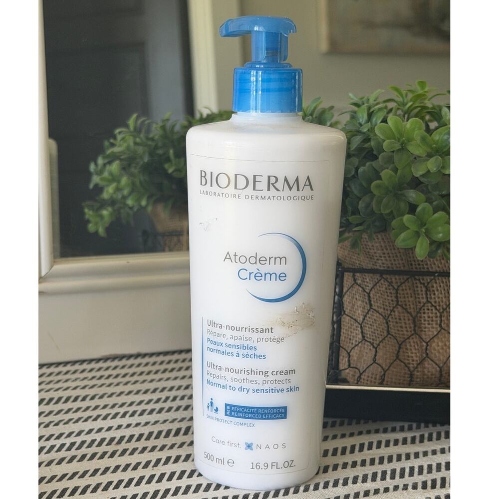 Bioderma Atoderm Creme Ultra Nourishing Cream 500ml Dry Sensitive Skin New